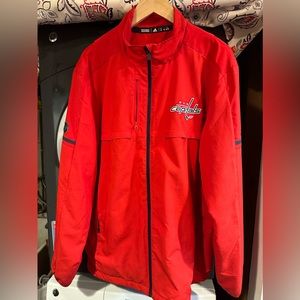 Men's adidas Red Washington
Capitals Rink Full-Zip Jacket